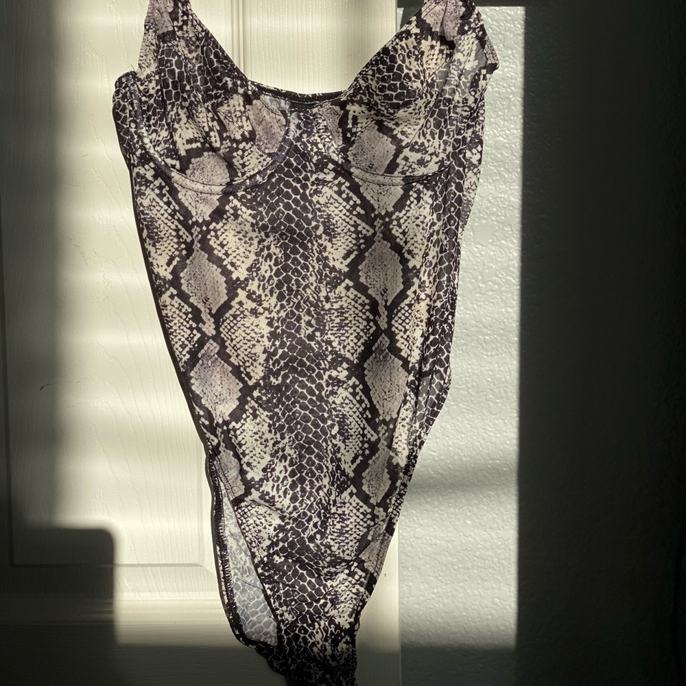 Mesh Snake Skin Bodysuit